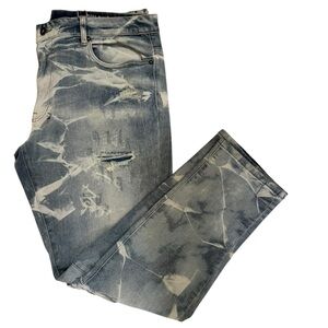 Stylish Distressed Gray Jeans for Men